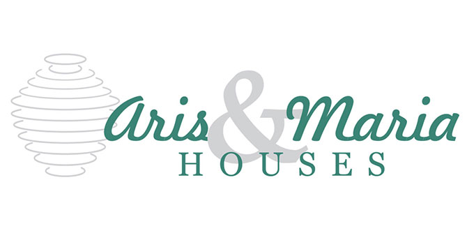 Λογότυπος των καταλυμάτων Aris Maria houses στη Σίφνο