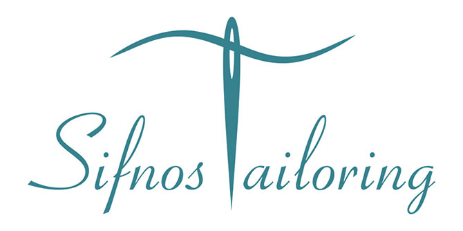Λογότυπος της επιχείρησης fashion designer Sifnos tailoring στη Σίφνο