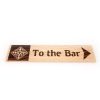 Ξύλινη Επιγραφή Bar