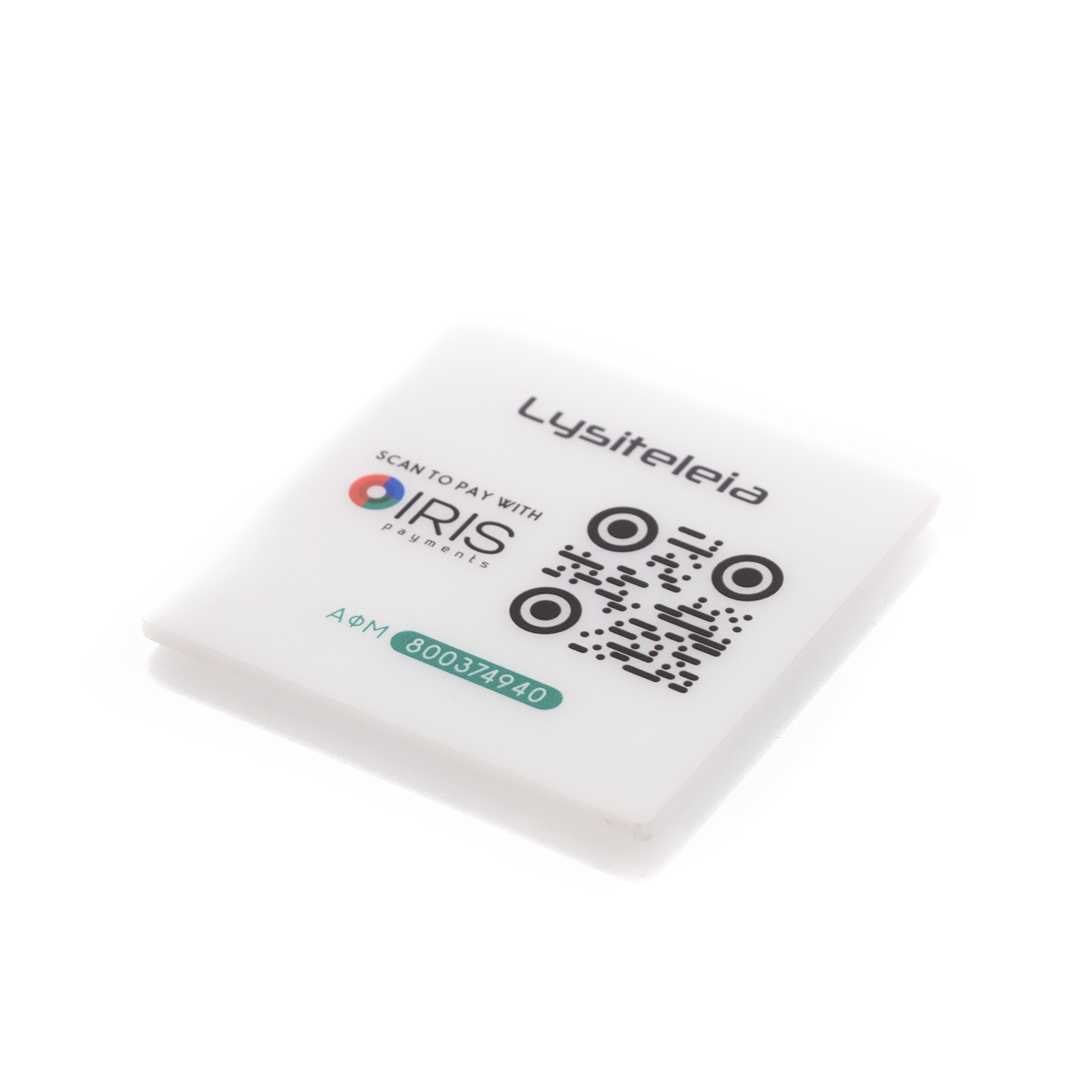 IRIS QR PAYMENTS STAND